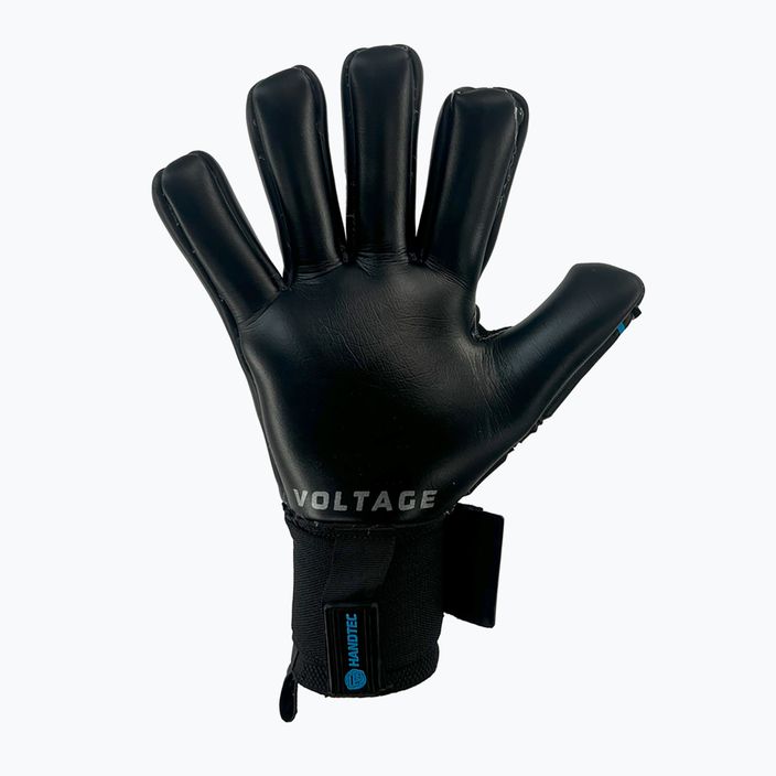 Воротарські рукавиці Football Masters Voltage Plus NC чорні/сині 2