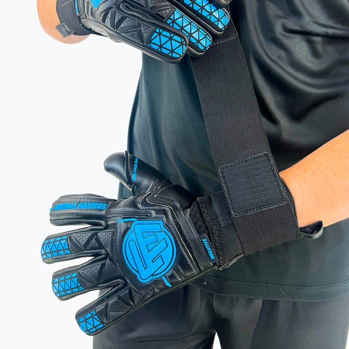 Рукаваці воротарські Football Masters Voltage Plus NC black/blue 3