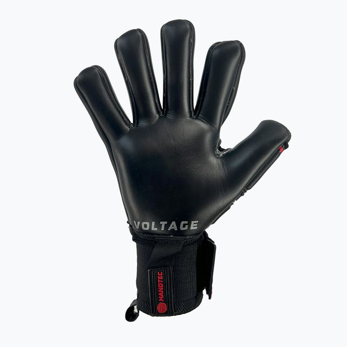 Воротарські рукавиці Football Masters Voltage Plus NC чорно-червоні 2