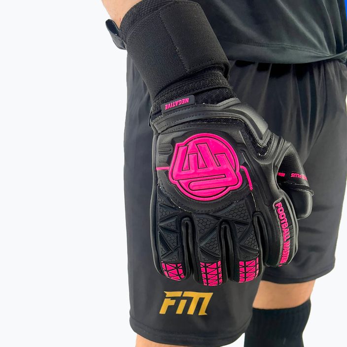 Рукаваці воротарські Football Masters Voltage Plus NC black/pink 3