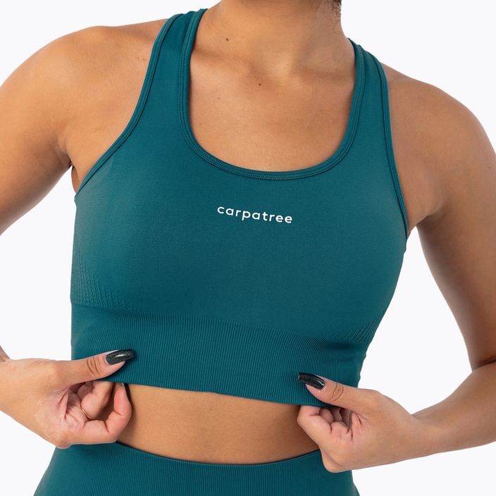 Жіночий тренувальний топ Carpatree Blaze Seamless Sleeveless глибокий океанський синій 4