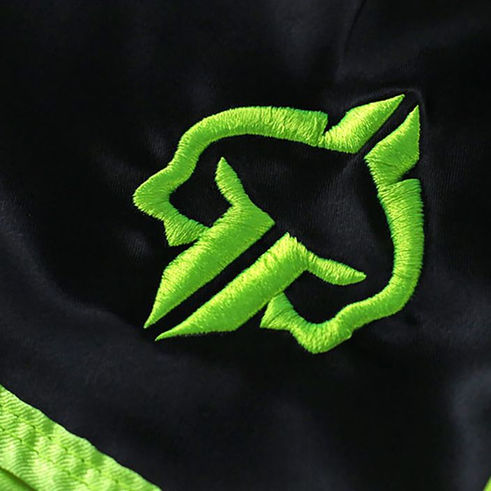Чоловічі тренувальні шорти Ground Game Muay Thai Neon чорний / зелений неон 7