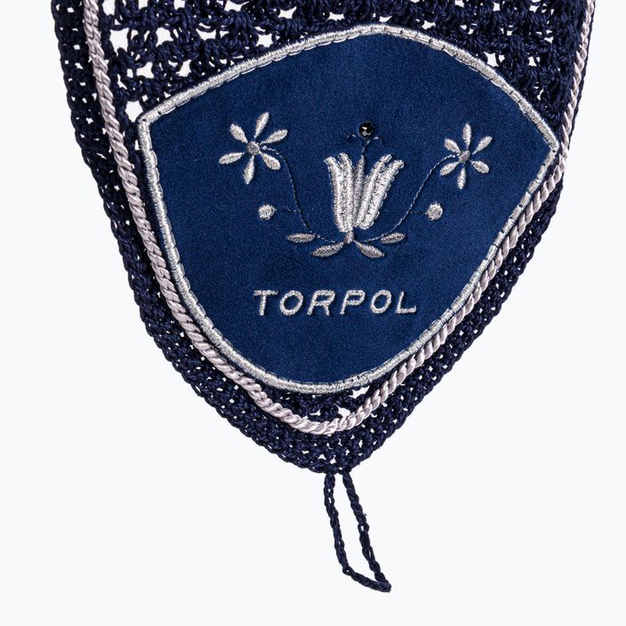 Вушка для коня TORPOL Diamond сині 3942-E-20-01-D 3