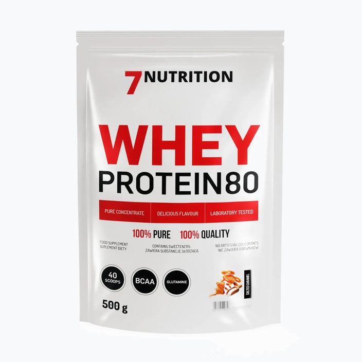 Whey 7Nutrition Protein 80 500г солона карамель 7Nu000260