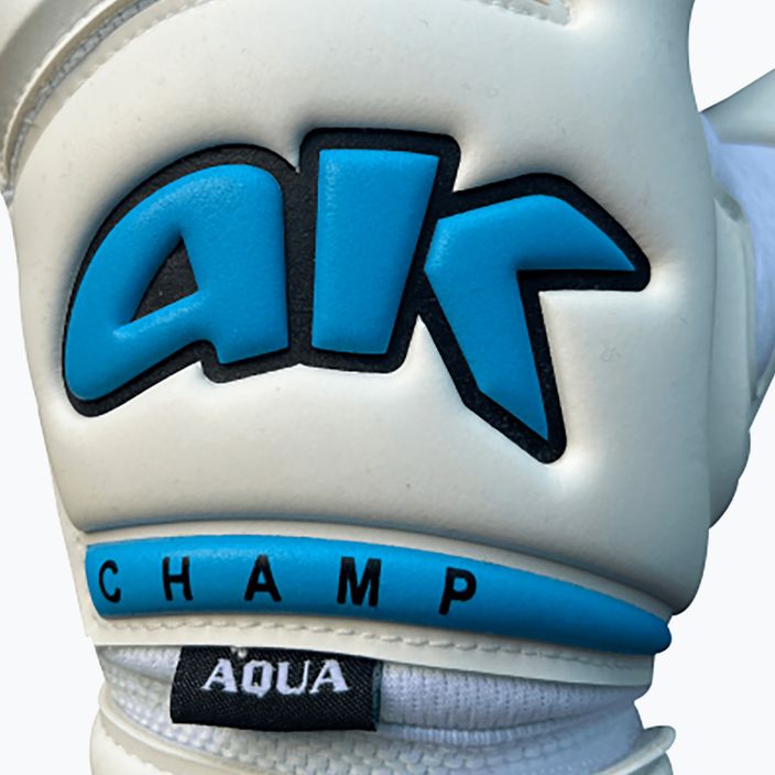 4Keepers Champ Aqua VI воротарські рукавиці білі 9