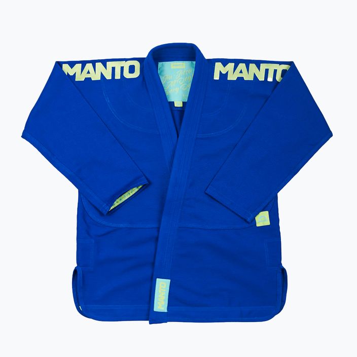 Гі для бразильського джиу-джитсу чоловіче MANTO X4 синє MNG978_BLU 2
