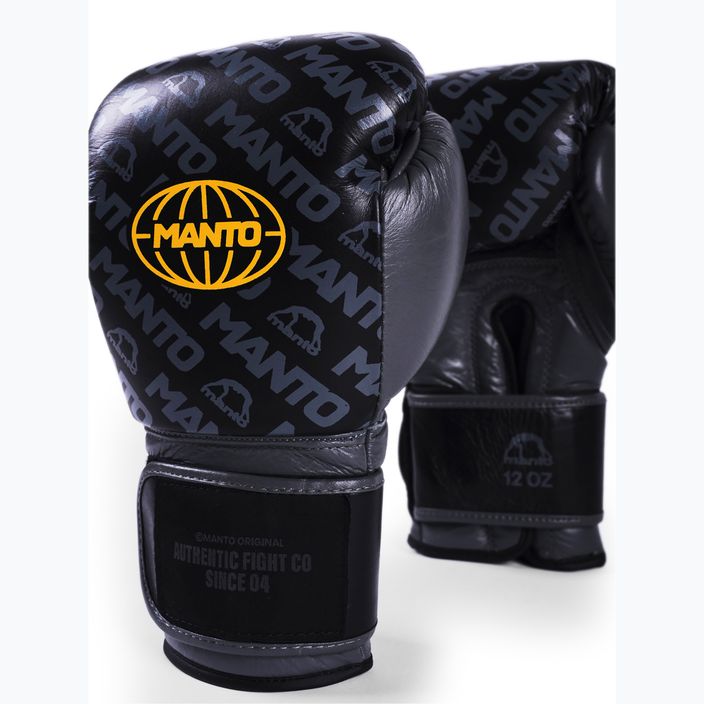 Боксерські рукавички MANTO Ace чорні 2
