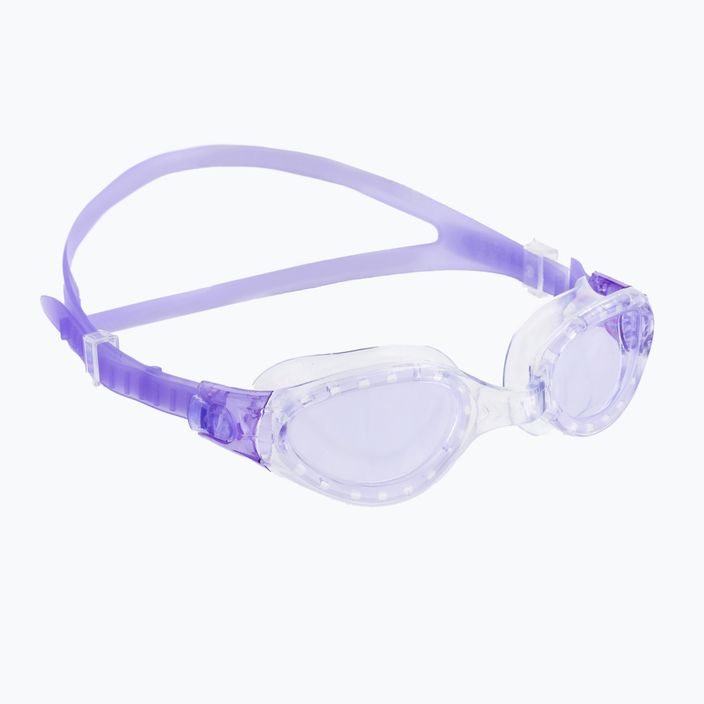 Окуляри для плавання AQUA-SPEED Eta фіолетові/прозорі