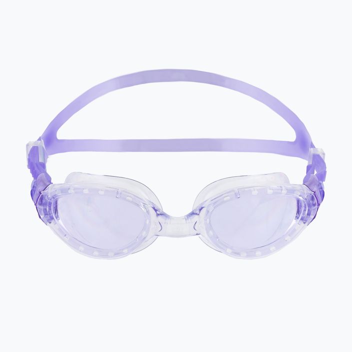 Окуляри для плавання AQUA-SPEED Eta фіолетові/прозорі 2