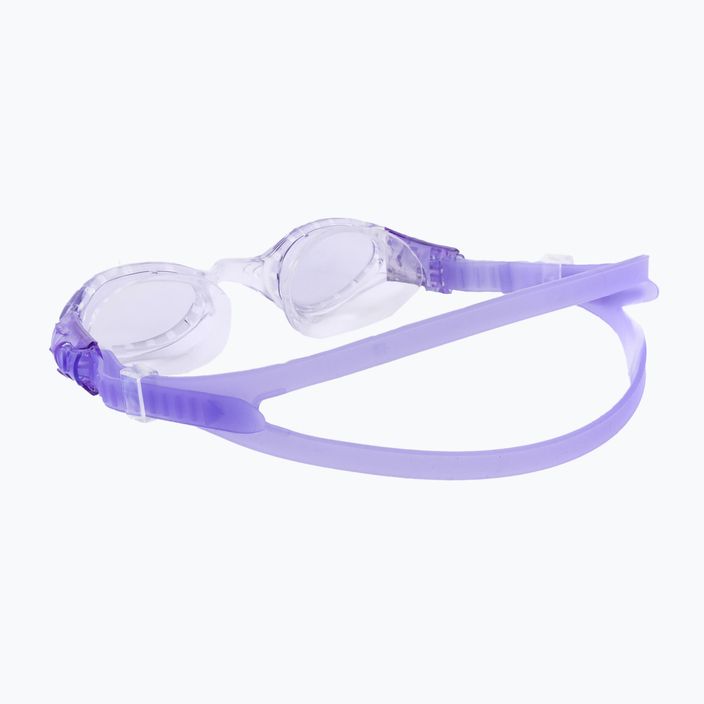Окуляри для плавання AQUA-SPEED Eta фіолетові/прозорі 4
