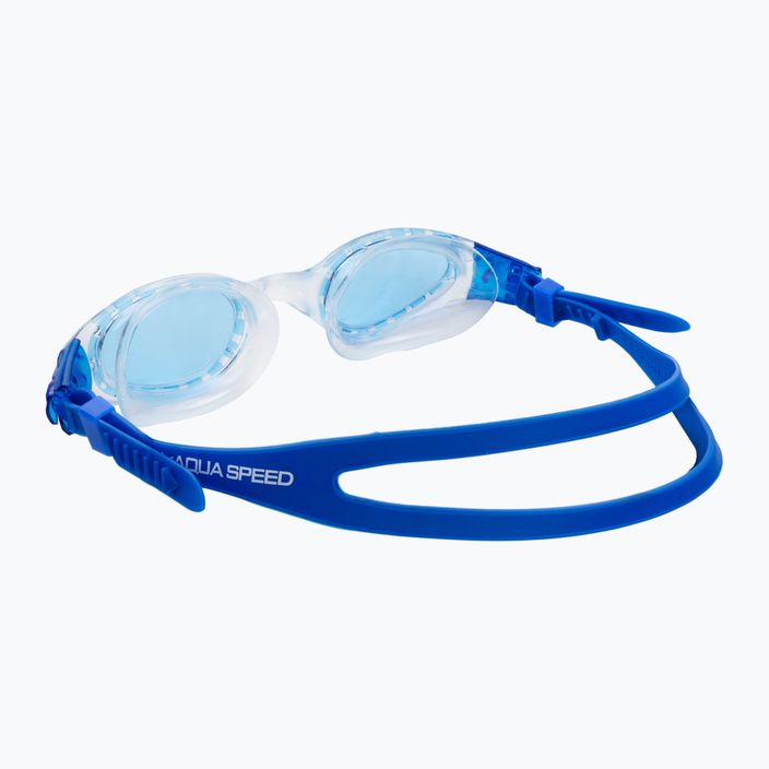 Окуляри для плавання AQUA-SPEED Eta блакитні/прозорі 4