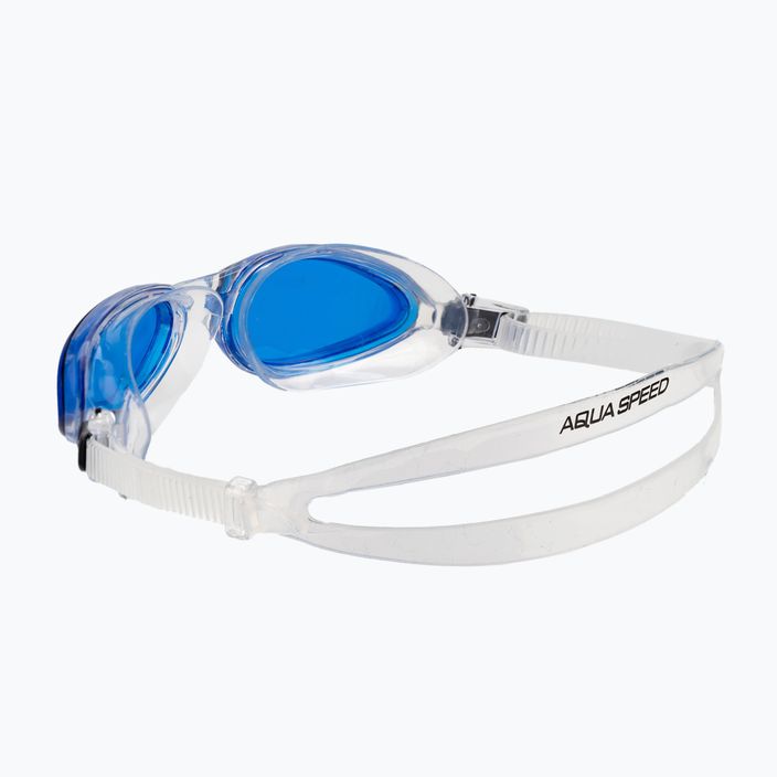Окуляри для плавання AQUA-SPEED Sonic прозорі/блакитні 4