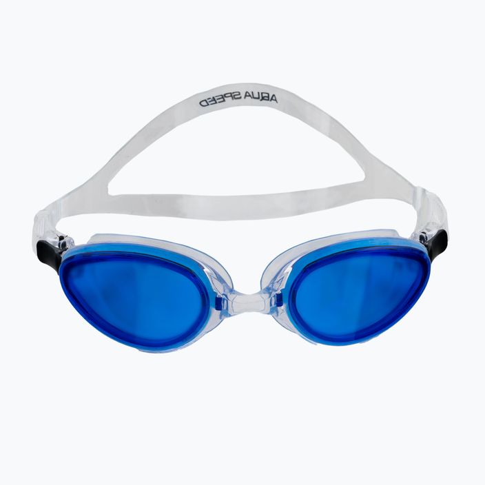 Окуляри для плавання дитячі AQUA-SPEED Sonic JR прозорі/блакитні 2