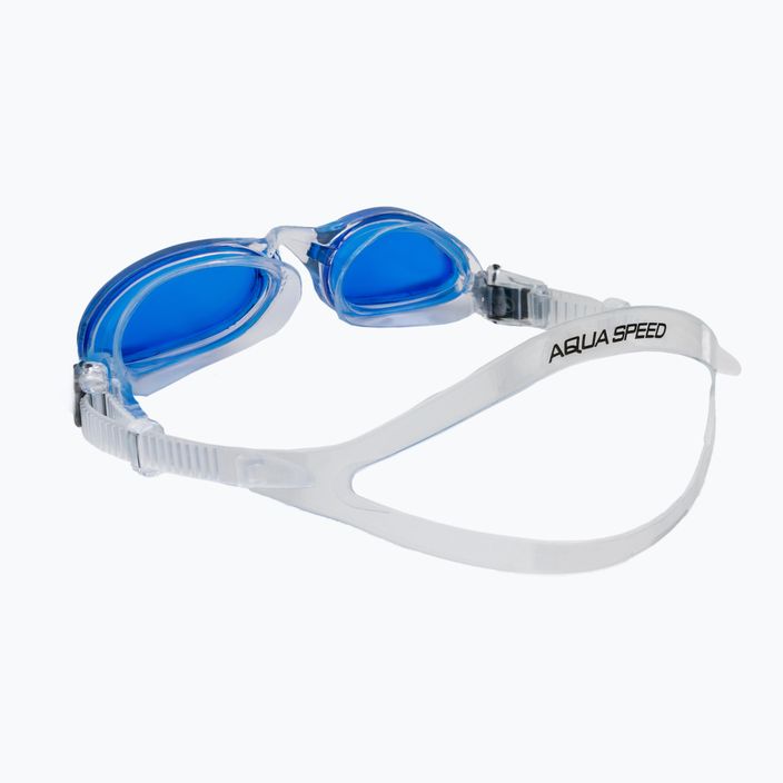 Окуляри для плавання дитячі AQUA-SPEED Sonic JR прозорі/блакитні 4