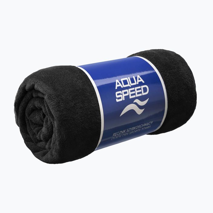AQUA-SPEED Dry М'який рушник для швидкого висихання чорний 2