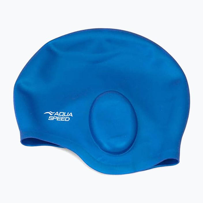 Шапочка для плавання AQUA-SPEED Ear Cap блакитна 2