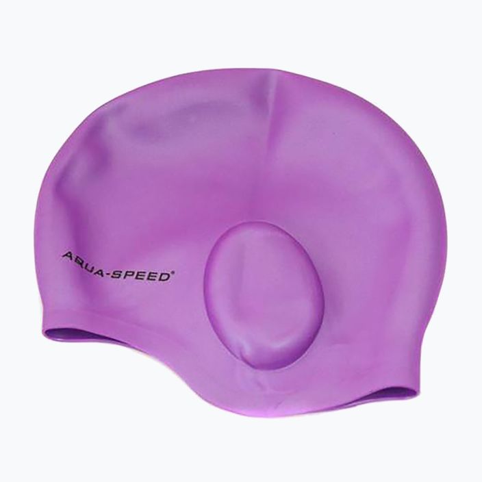 Шапочка для плавання AQUA-SPEED Ear Cap фіолетова 2