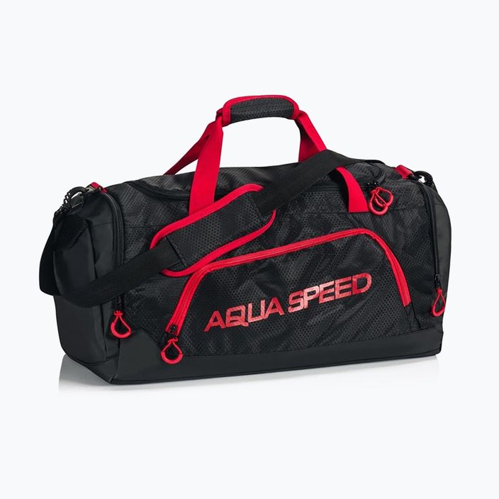 Сумка для плавання AQUA-SPEED чорна/червона 5