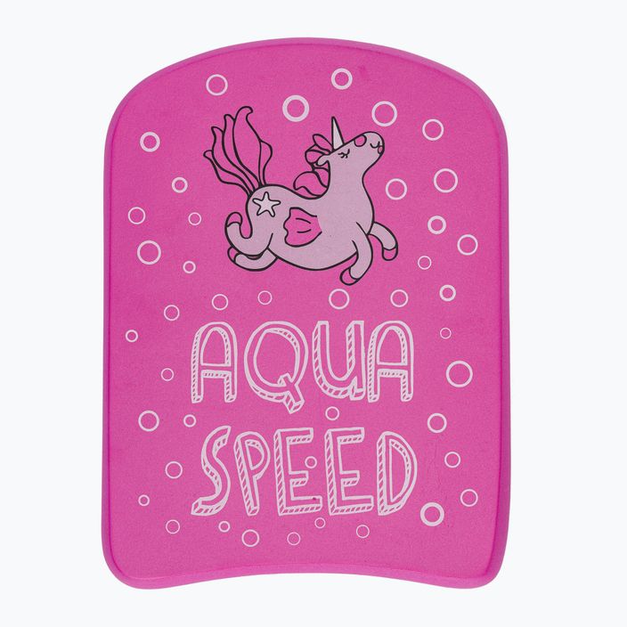 Дошка для плавання дитяча AQUA-SPEED Kiddie Unicorn рожева 2