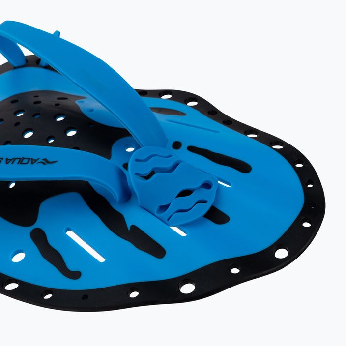 Лопатки для плавання AQUA-SPEED Swim Paddle блакитні/чорні 3
