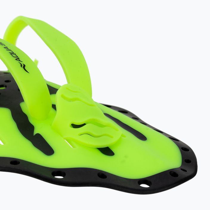 Лопатки для плавання AQUA-SPEED Swim Paddle зелені/чорні 3