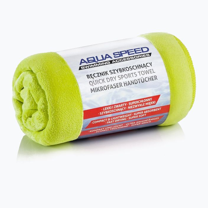Рушник швидковисихаючий AQUA-SPEED Dry Soft зелений 2