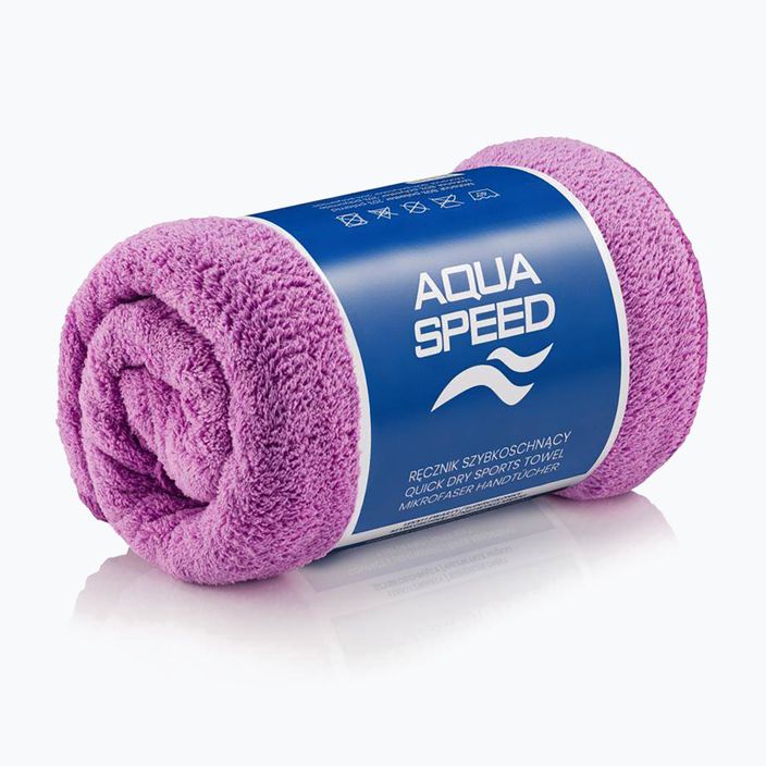 Швидковисихаючий рушник AQUA-SPEED Dry Coral фіолетовий 2