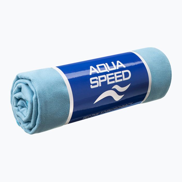 AQUA-SPEED Dry Плоский рушник для швидкого висихання світло-блакитний 2