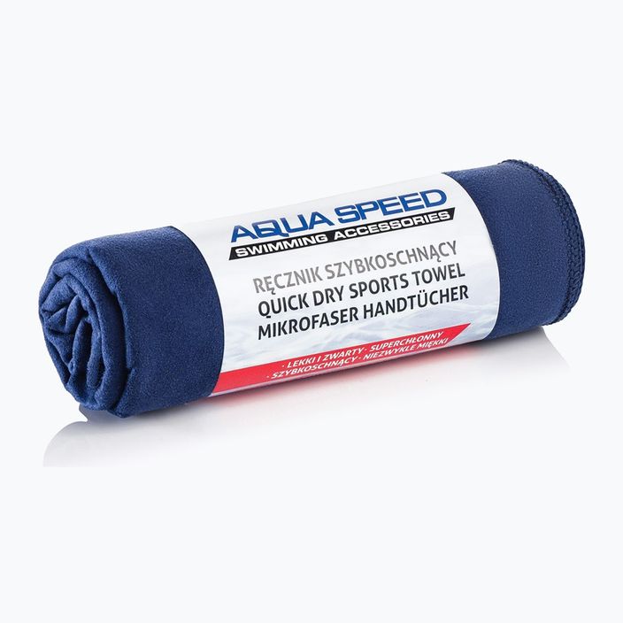 Рушник швидковисихаючий AQUA-SPEED Dry Flat 50 x 100 cm синій 2
