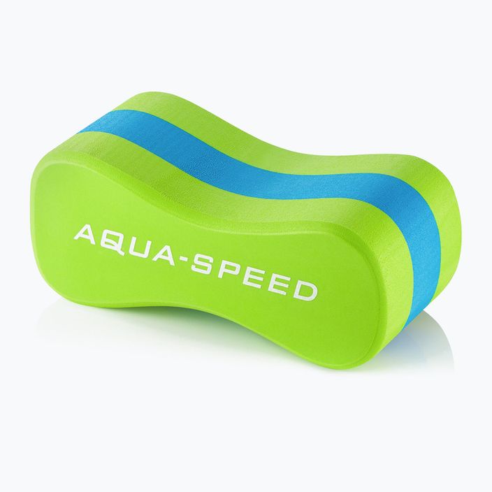 Дошка для плавання дитяча AQUA-SPEED Ósemka "3" Junior зелена/блакитна 4