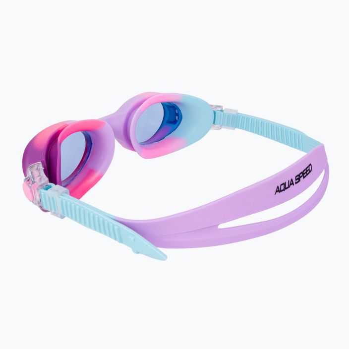 Окуляри для плавання дитячі AQUA-SPEED Pegaz фіолетові/рожеві/морські/світло-рожеві 4