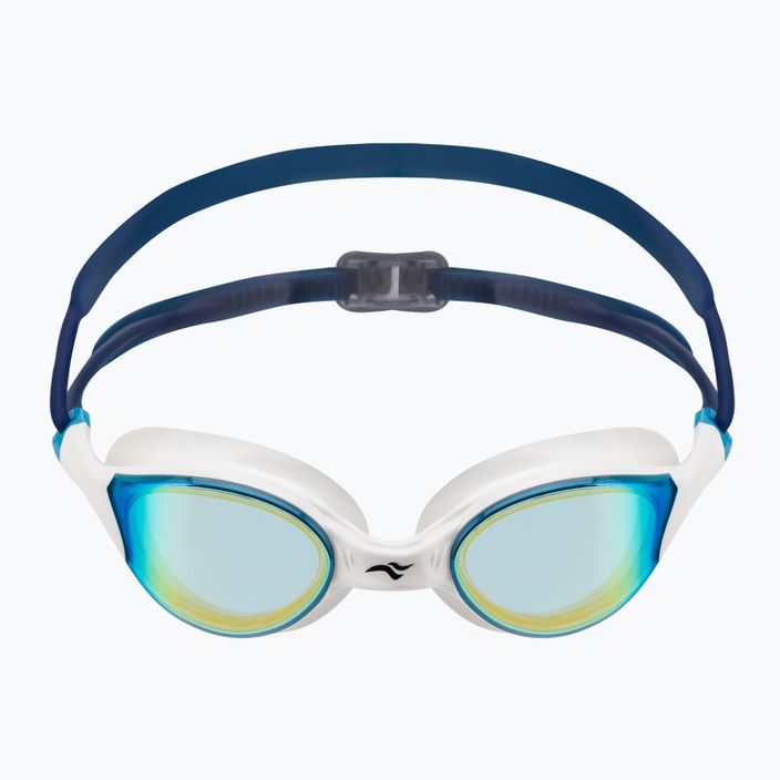 Окуляри для плавання AQUA-SPEED Vortex Mirror білі/блакитні 2