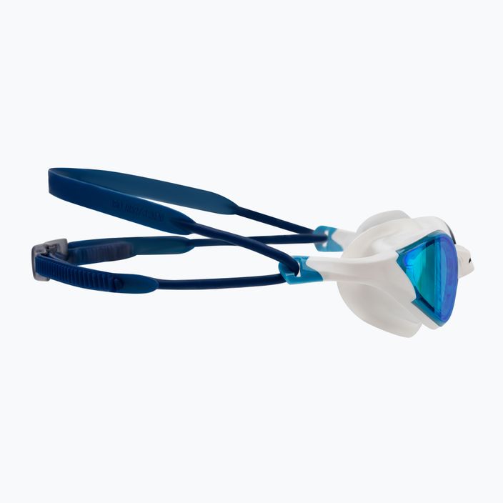 Окуляри для плавання AQUA-SPEED Vortex Mirror білі/блакитні 3