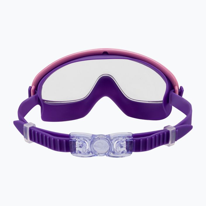 Маска для плавання дитяча AQUA-SPEED Tivano JR фіолетова/рожева 5