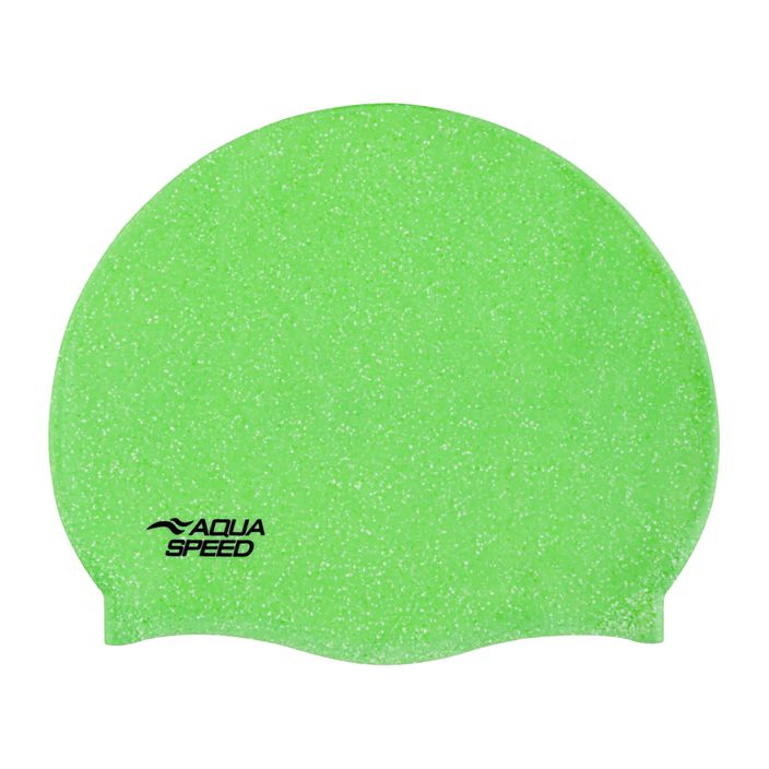 Шапочка для плавання AQUA-SPEED Reco зелена 2