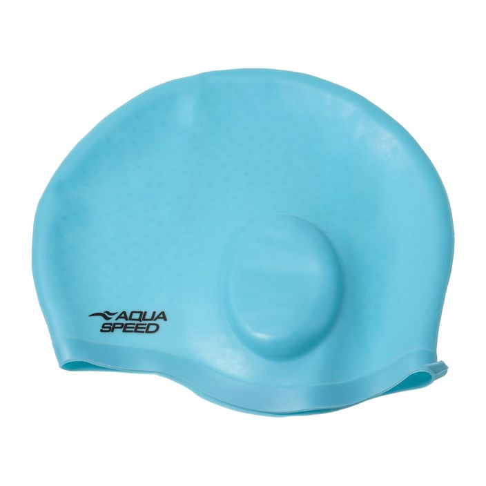 Шапочка для плавання AQUA-SPEED Ear Cap Comfort Light Blue 2