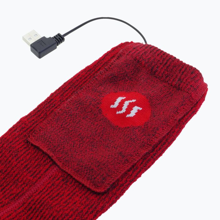 Шкарпетки з підігрівом з пультом Glovii GQ3 червоні 4