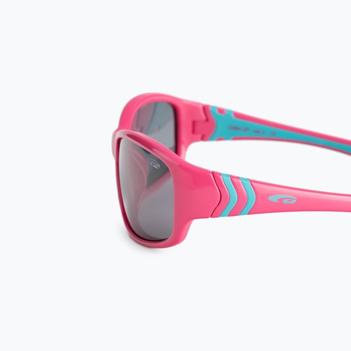 Сонцезахисні окуляри  дитячі GOG Flexi рожево-сині E964-2P 5