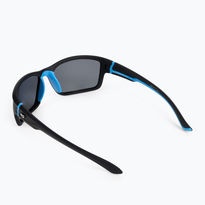 Сонцезахисні окуляри GOG Alpha outdoor matt black / blue / smoke E206-2P 2