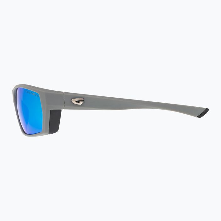 Сонцезахисні окуляри GOG Bora матово-сірі/поліхромні біло-сині 4