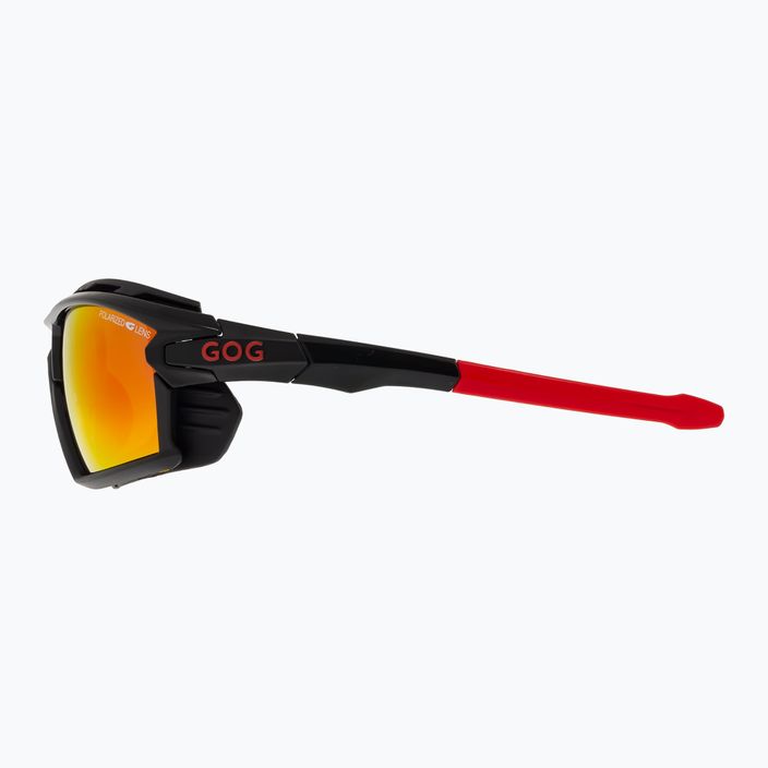 Сонцезахисні окуляри GOG Glaze чорні/червоні/поліхромні червоні 3
