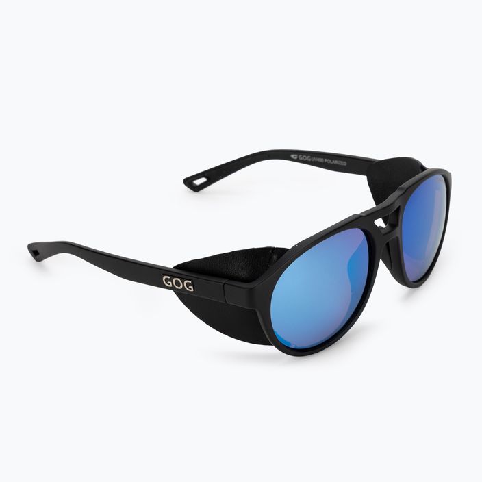 Сонцезахисні окуляри GOG Nanga matt black / polychromatic white-blue E410-2P