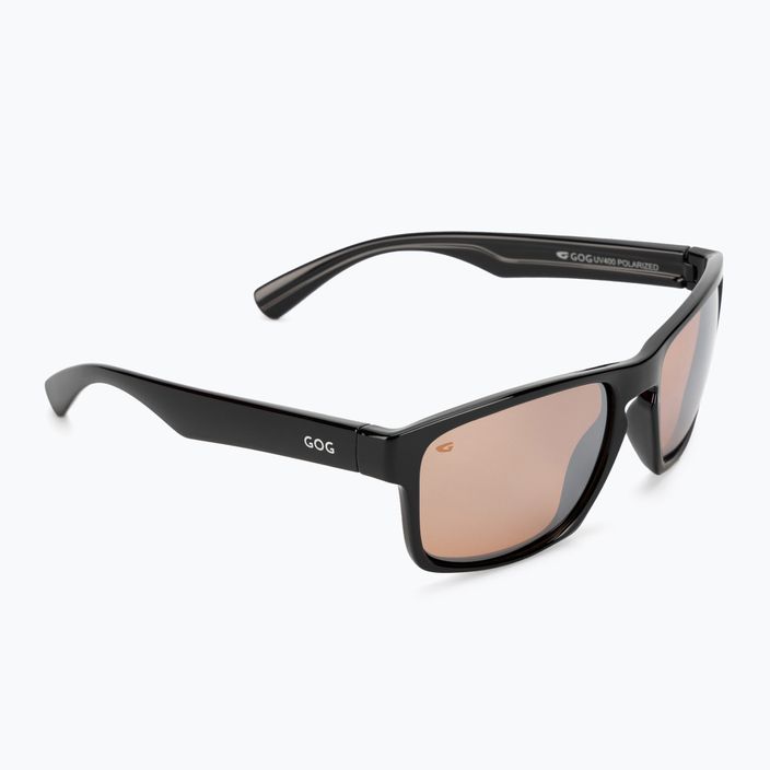 Сонцезахисні окуляри GOG Logan fashion black / silver mirror E713-1P