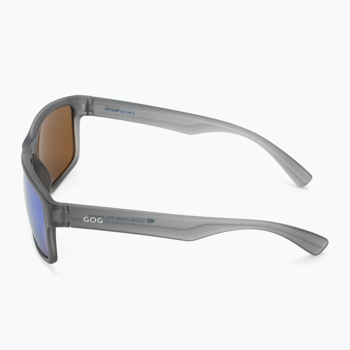 Сонцезахисні окуляри GOG Logan fashion matt cristal grey / polychromatic white-blue E713-2P 4