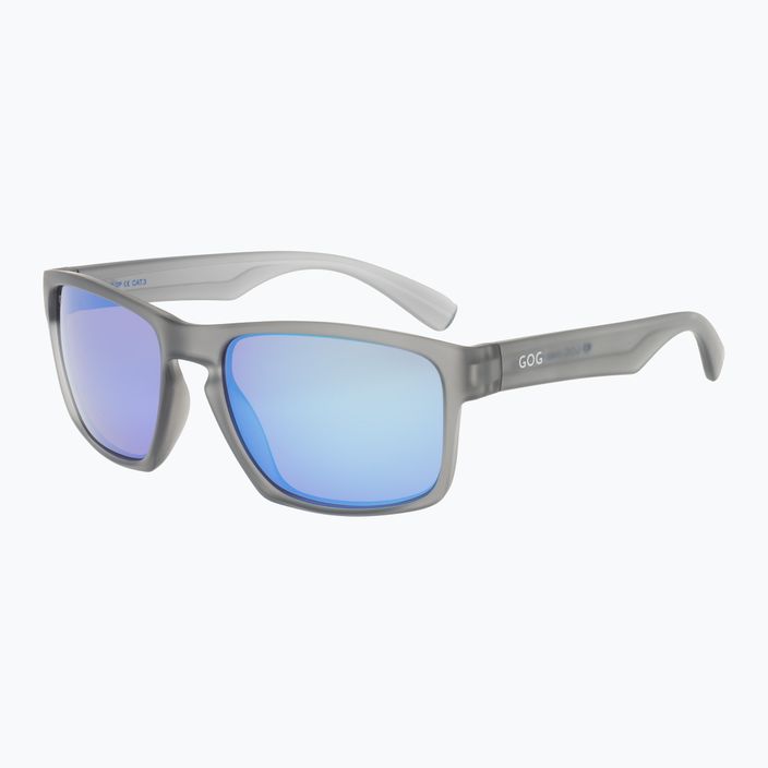 Сонцезахисні окуляри GOG Logan fashion matt cristal grey / polychromatic white-blue E713-2P 5