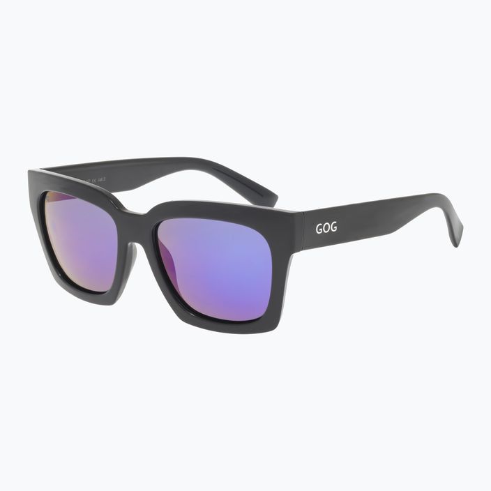 Сонцезахисні окуляри жіночі GOG Emily fashion black / polychromatic purple E725-1P 6