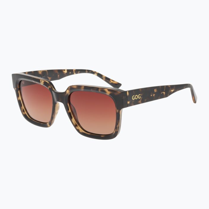 Сонцезахисні окуляри жіночі GOG Millie fashion brown demi / gradient brown E757-1P 6