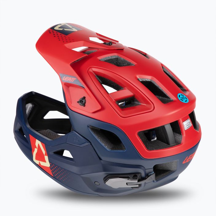 Шолом велосипедний Leatt MTB 3.0 Enduro V21.2 червоно-синій 1021000661 4