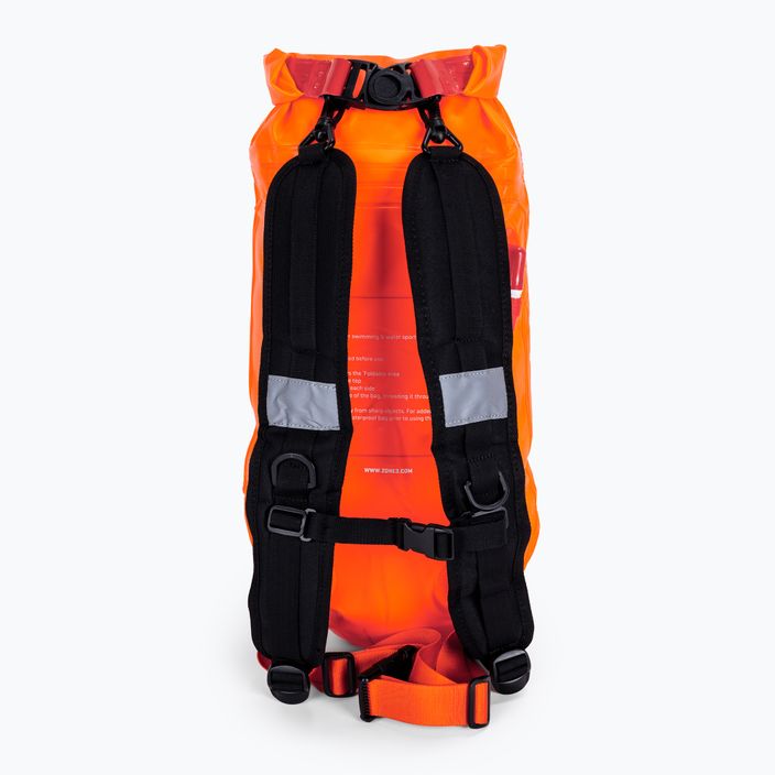 Буй безпеки ZONE3 Swim Run Drybag помаранчевий SA18SRDB113 2
