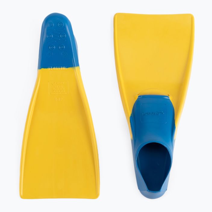 Ласти для плавання FINIS Long Floating Fins blue/yellow 2